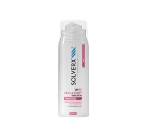 Solverx Sensitive Skin ochronna emulsja do twarzy i ciała SPF50 150 ml