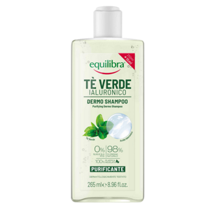 Equilibra Zielona Herbata i Kwas Hialuronowy oczyszczający szampon do włosów 265 ml