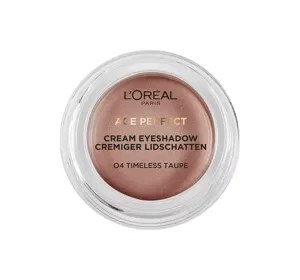 L'Oréal Paris Age Perfect Cream satynowy cień do powiek 04 Timeless Taupe 4 g