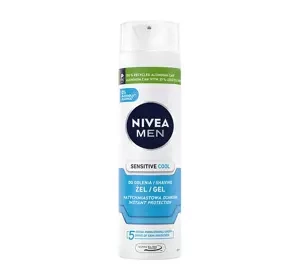 NIVEA MEN Sensitive Cool chłodzący żel do golenia dla mężczyzn 200 ml