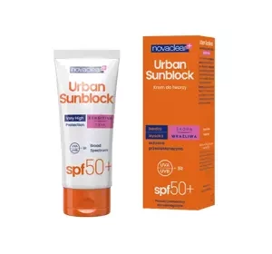 Novaclear Urban Sunblock ochronny krem do twarzy SPF50+ dla skóry wrażliwej 40 ml