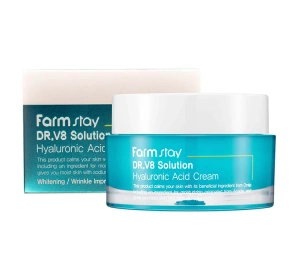 Farmstay Dr.V8 Solution nawilżający krem z kwasem hialuronowym 50 ml