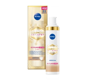 NIVEA Luminous630 Antispot krem CC przeciw przebarwieniom 02 Medium 40 ml