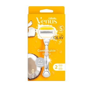 Gillette Venus ComfortGlide Olay Coconut maszynka do golenia dla kobiet rączka + 2 wkłady