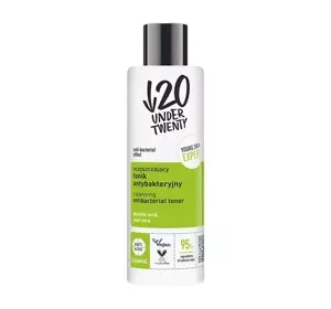 Under Twenty Anti Acne Cleanse oczyszczający tonik antybakteryjny do mycia twarzy 200 ml