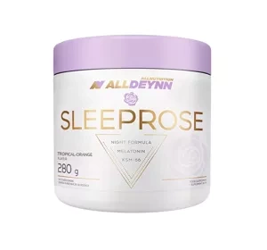 Allnutrition Alldeynn Sleeprose suplement diety w proszku Tropical Orange 280 g