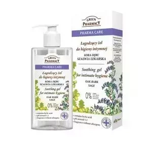 Green Pharmacy Pharma Care łagodzący żel do higieny intymnej Kora Dębu i Szałwia 300 ml