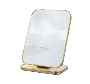 eCarla prostokątne lusterko kosmetyczne z podstawką