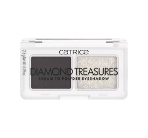Catrice Diamond Treasures mini paletka cieni do powiek 030 Smokey Diamond 2,8 g