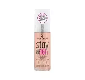 Essence Stay All Day 16 H wodoodporny wegański podkład do twarzy 20 Soft Nude 30 ml