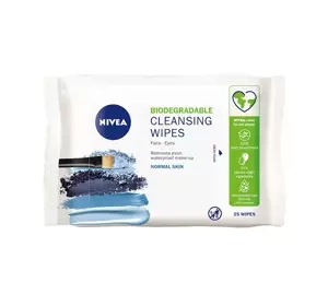 NIVEA biodegradowalne chusteczki do demakijażu cera normalna 25 sztuk