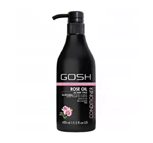 Gosh Rose Oil wegańska odżywka do włosów przetłuszczających się 450 ml