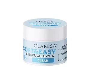 Claresa Soft & Easy żel budujący Clear 12 g