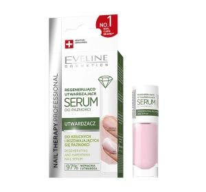 Eveline Cosmetics Nail Therapy Professional regenerująco-utwardzające serum do paznokci do kruchych i rozdwajanych się paznokci 8 ml