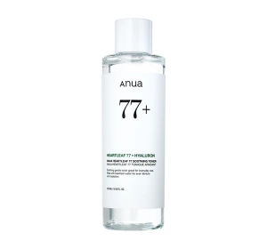 Anua Heartleaf 77 + Hyaluron Soothing Toner kojąco-nawilżający tonik do twarzy 250 ml
