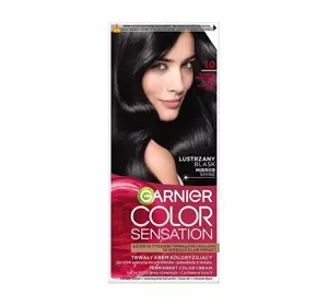 Garnier Color Sensation trwała farba do włosów 1.0 Głęboka Onyksowa Czerń