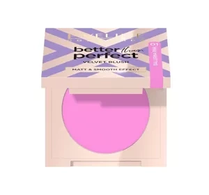 Eveline Cosmetics Better Than Perfect róż prasowany 01 Balerina Pink 2,3 g