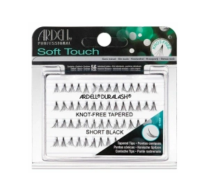 Ardell Soft Touch sztuczne rzęsy w kępkach bez węzełków Short 56 sztuk