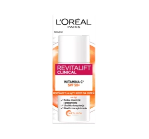 L'Oréal Paris Revitalift Clinical rozświetlający krem na dzień SPF 50+ 50 ml