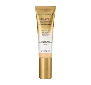 Max Factor Miracle Second Skin podkład 02 Fair Light 30 ml