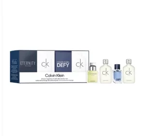 Calvin Klein woda toaletowa Eternity for Men 10 ml + CK One 2 x 5 ml + Defy 5 ml