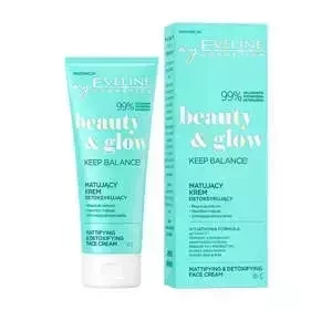 Eveline Cosmetics Beauty&Glow Keep Balance matująco-detoksykujący krem do twarzy 75 ml