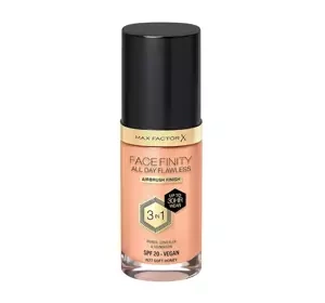 Max Factor Facefinity All Day Flawless 3in1 wegański podkład N77 Soft Honey 30 ml