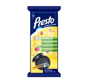 Presto nawilżane ściereczki do grilla 16 sztuk