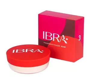 Ibra Glow Transparent Powder rozświetlający puder transparentny Nr 3 12g