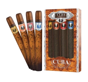 Cuba Classic woda toaletowa spray Blue 35 ml + Gold 35 ml + Red 35 ml + Orange 35 ml