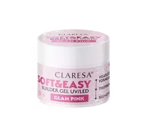Claresa Soft & Easy żel budujący Glam Pink 12 g