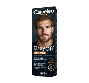 Delia Cosmetics Cameleo Men Grey Off farba do włosów i brody 5.0 Light Brown 2 x 15 ml