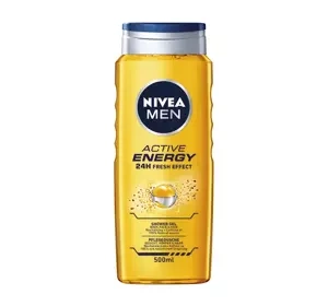 NIVEA Active Energy energetyzujący żel pod prysznic 3w1 dla mężczyzn 500ml