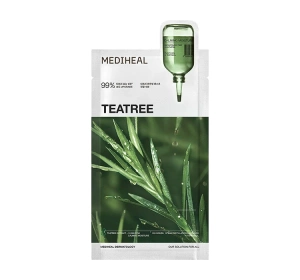 Mediheal Teatree Essential Mask Calming Moisture kojąco-nawilżająca maseczka w płachcie 24 ml