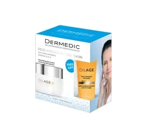 Dermedic Oilage Anti-Ageing zestaw kosmetyków do pielęgnacji twarzy krem 50 ml + olejowy syndet 25 ml