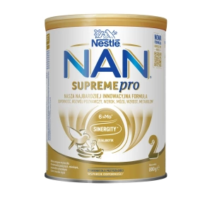 Nestle NAN Supreme Pro 2 mleko następne w proszku dla niemowląt po 6 miesiącu życia 800g