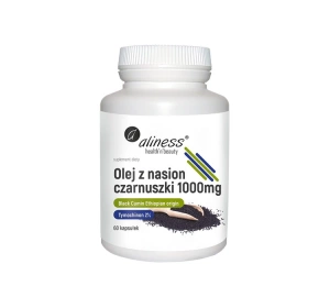 Aliness suplement diety olej z nasion czarnuszki 2% 1000 mg 60 kapsułek