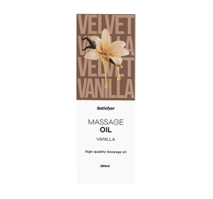 Satisfyer Velvet Vanilla olejek do masażu ciała Wanilia 250 ml