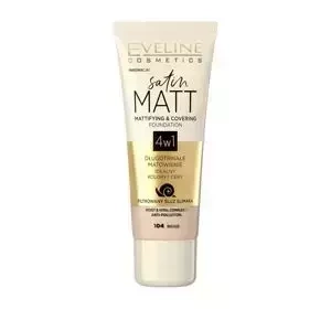 Eveline Cosmetics Satin Matt podkład matujący 104 Beige 30 ml