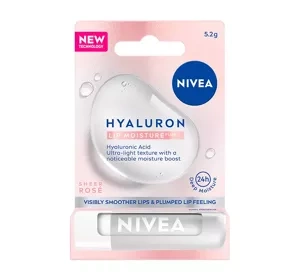 NIVEA Hyaluron Lip Moisture Plus nawilżający balsam do ust w sztyfcie Sheer Rose 5,2 g
