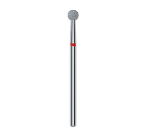 Staleks Pro Expert frez diamentowy kulka czerwona FA01R040