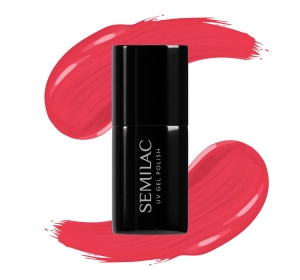 Semilac Hottie lakier hybrydowy 024 Vibrating Tomato 7 ml