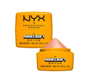 NYX Professional Makeup × A Minecraft Movie kremowy rozświetlacz do twarzy 03 Going Gold 8 g