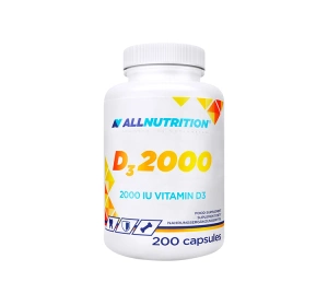 Allnutrition Witamina D3 2000 suplement diety 200 kapsułek