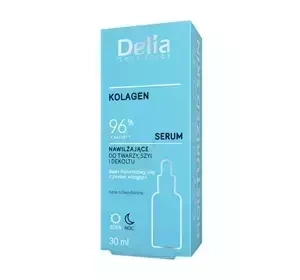 Delia Cosmetics nawilżające serum do twarzy, szyi i dekoltu 30 ml