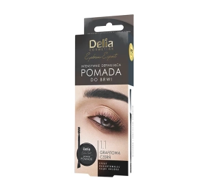 Delia Eyebrow Expert intensywnie definiująca pomada do brwi 1.1 Grafitowa Czerń 4 g