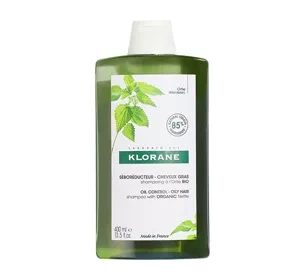 Klorane Organiczna Pokrzywa szampon do włosów przetłuszczających się 400 ml