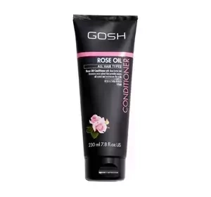 Gosh Rose Oil wegańska odżywka do włosów przetłuszczających się 230 ml