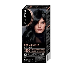 Syoss Permanent Color trwała farba do włosów 1_1 Czerń