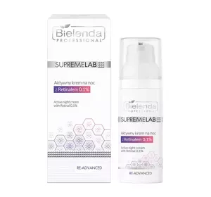 Bielenda Professional Supremelab Re-Advanced aktywny krem na noc z Retinalem 50 ml